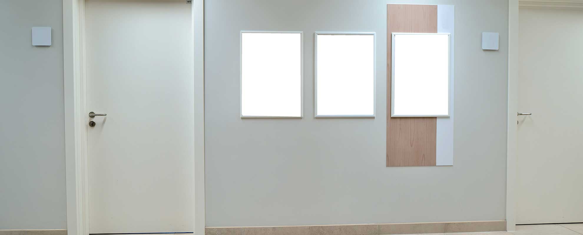 porte in pvc per ambienti pubblici